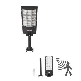 12000W Solar Street Light Outdoor, 900000LM, Commercial Parking Lot Light Dusk to Dawn, LED Flood Security Lamp with Motion Sensor