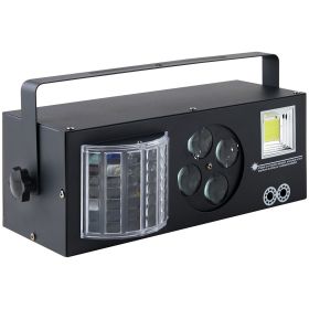 Stage Lights, 4 in 1 RGB Party Lights, LED Pattern Strobe Light