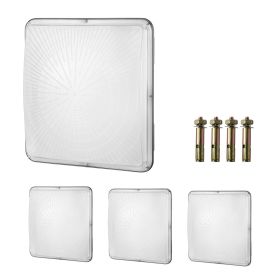 4 Pack LED Canopy Lights, 150W, 16500LM 5000K Daylight Commercial Industrial Outdoor Canopy Lights