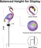 Solar Flamingo Garden Stake Light, 38.6" Tall Metal & Glass Outdoor Decor, Waterproof LED Pathway Light for Lawn, Patio, Pool, Decorative Garden Gift