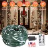 Fresh Fab Finds 330FT 1000LED String Lights Outdoor Christmas Decoration Lights with Remote IP44 Waterproof 8 Lighting Modes 8 Brightness Timer Plug I