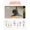 Outdoor Barn Light, 11.5 in Diameter, 1-Pack Farmhouse Gooseneck Light Fixture, Exterior Wall Sconce, with Vintage Style, Anti-Rust