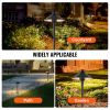 8 Pack Low Voltage Landscape Path Lights, 3W 210LM 12V-24VAC/DC Outdoor LED Pathway Lighting, 3000K Warm White Walkway Lights with Quick Connectors