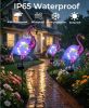 Solar Flamingo Garden Stake Light, 38.6" Tall Metal & Glass Outdoor Decor, Waterproof LED Pathway Light for Lawn, Patio, Pool, Decorative Garden Gift