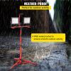LED Work Light with Stand, 10000 Lumen Dual-head LED Work Light with 27.6\"-68.1\"" Adjustable and Foldable Tripod Stand"